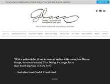 Tablet Screenshot of glassrestaurant.com.au